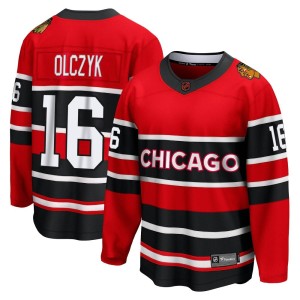 Ed Olczyk Youth Fanatics Branded Chicago Blackhawks Breakaway Red Special Edition 2.0 Jersey