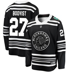 Adam Boqvist Youth Fanatics Branded Chicago Blackhawks Breakaway Black 2019 Winter Classic Jersey