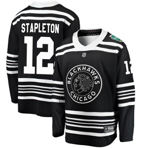 Pat Stapleton Youth Fanatics Branded Chicago Blackhawks Breakaway Black 2019 Winter Classic Jersey