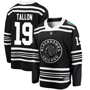 Dale Tallon Youth Fanatics Branded Chicago Blackhawks Breakaway Black 2019 Winter Classic Jersey