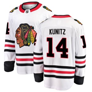 Chris Kunitz Youth Fanatics Branded Chicago Blackhawks Breakaway White Away Jersey