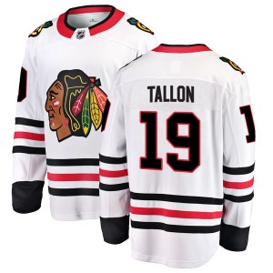 Dale Tallon Youth Fanatics Branded Chicago Blackhawks Breakaway White Away Jersey