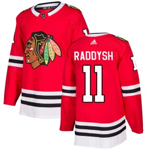 Taylor Raddysh Youth Adidas Chicago Blackhawks Authentic Red Home Jersey