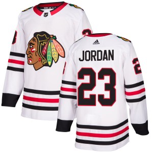 Michael Jordan Men's Adidas Chicago Blackhawks Authentic White Jersey