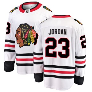 Michael Jordan Men's Fanatics Branded Chicago Blackhawks Breakaway White Away Jersey