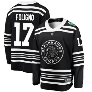 Nick Foligno Men's Fanatics Branded Chicago Blackhawks Breakaway Black 2019 Winter Classic Jersey