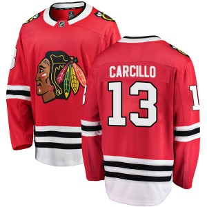 Daniel Carcillo Youth Fanatics Branded Chicago Blackhawks Breakaway Red Home Jersey