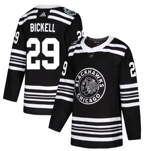 Bryan Bickell Men's Adidas Chicago Blackhawks Authentic Black 2019 Winter Classic Jersey