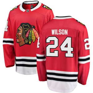 Doug Wilson Men's Fanatics Branded Chicago Blackhawks Breakaway Red Home Jersey