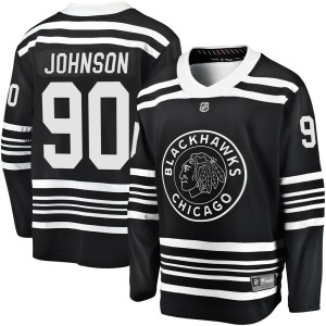 Tyler Johnson Men's Fanatics Branded Chicago Blackhawks Premier Black Breakaway Alternate 2019/20 Jersey