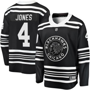 Seth Jones Men's Fanatics Branded Chicago Blackhawks Premier Black Breakaway Alternate 2019/20 Jersey