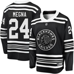 Jaycob Megna Men's Fanatics Branded Chicago Blackhawks Premier Black Breakaway Alternate 2019/20 Jersey