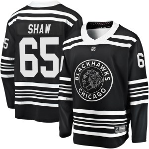 Andrew Shaw Men's Fanatics Branded Chicago Blackhawks Premier Black Breakaway Alternate 2019/20 Jersey