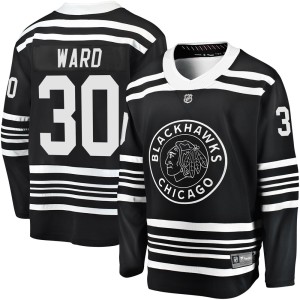 Cam Ward Men's Fanatics Branded Chicago Blackhawks Premier Black Breakaway Alternate 2019/20 Jersey