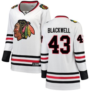 Colin Blackwell Women's Fanatics Branded Chicago Blackhawks Breakaway White Away Jersey