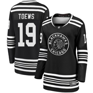 Jonathan Toews Women's Fanatics Branded Chicago Blackhawks Premier Black Breakaway Alternate 2019/20 Jersey