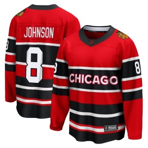 Jack Johnson Men's Fanatics Branded Chicago Blackhawks Breakaway Red Special Edition 2.0 Jersey
