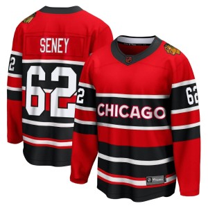 Brett Seney Men's Fanatics Branded Chicago Blackhawks Breakaway Red Special Edition 2.0 Jersey