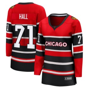 Taylor Hall Women's Fanatics Branded Chicago Blackhawks Breakaway Red Special Edition 2.0 Jersey