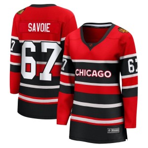 Samuel Savoie Women's Fanatics Branded Chicago Blackhawks Breakaway Red Special Edition 2.0 Jersey