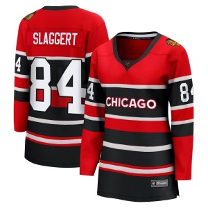 Landon Slaggert Women's Fanatics Branded Chicago Blackhawks Breakaway Red Special Edition 2.0 Jersey