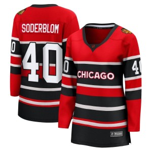 Arvid Soderblom Women's Fanatics Branded Chicago Blackhawks Breakaway Red Special Edition 2.0 Jersey