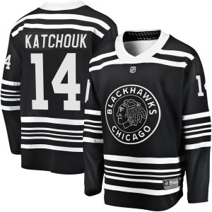 Boris Katchouk Youth Fanatics Branded Chicago Blackhawks Premier Black Breakaway Alternate 2019/20 Jersey
