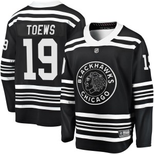 Jonathan Toews Youth Fanatics Branded Chicago Blackhawks Premier Black Breakaway Alternate 2019/20 Jersey