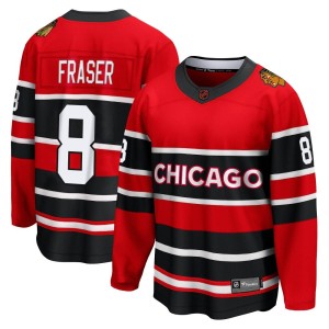 Curt Fraser Youth Fanatics Branded Chicago Blackhawks Breakaway Red Special Edition 2.0 Jersey