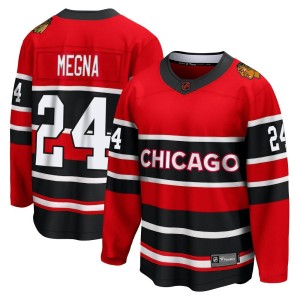Jaycob Megna Youth Fanatics Branded Chicago Blackhawks Breakaway Red Special Edition 2.0 Jersey