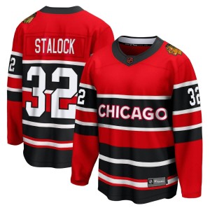 Alex Stalock Youth Fanatics Branded Chicago Blackhawks Breakaway Red Special Edition 2.0 Jersey