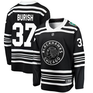Adam Burish Youth Fanatics Branded Chicago Blackhawks Breakaway Black 2019 Winter Classic Jersey