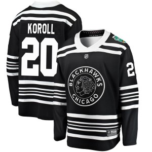 Cliff Koroll Youth Fanatics Branded Chicago Blackhawks Breakaway Black 2019 Winter Classic Jersey