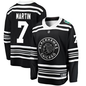 Pit Martin Youth Fanatics Branded Chicago Blackhawks Breakaway Black 2019 Winter Classic Jersey