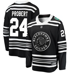 Bob Probert Youth Fanatics Branded Chicago Blackhawks Breakaway Black 2019 Winter Classic Jersey