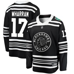 Kenny Wharram Youth Fanatics Branded Chicago Blackhawks Breakaway Black 2019 Winter Classic Jersey