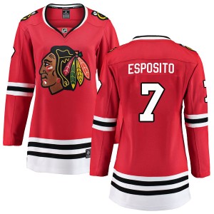 Phil Esposito Women's Fanatics Branded Chicago Blackhawks Breakaway Red Home Jersey