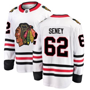 Brett Seney Youth Fanatics Branded Chicago Blackhawks Breakaway White Away Jersey