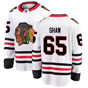 Andrew Shaw Youth Fanatics Branded Chicago Blackhawks Breakaway White Away Jersey