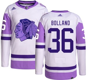 Dave Bolland Youth Adidas Chicago Blackhawks Authentic Hockey Fights Cancer Jersey
