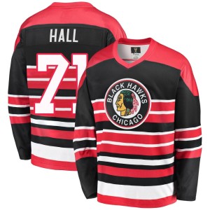 Taylor Hall Youth Fanatics Branded Chicago Blackhawks Premier Red/Black Breakaway Heritage Jersey